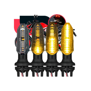 Kit 4 Pisca Seta De Led Cb250 Twister Cg Titan Fan Start 160
