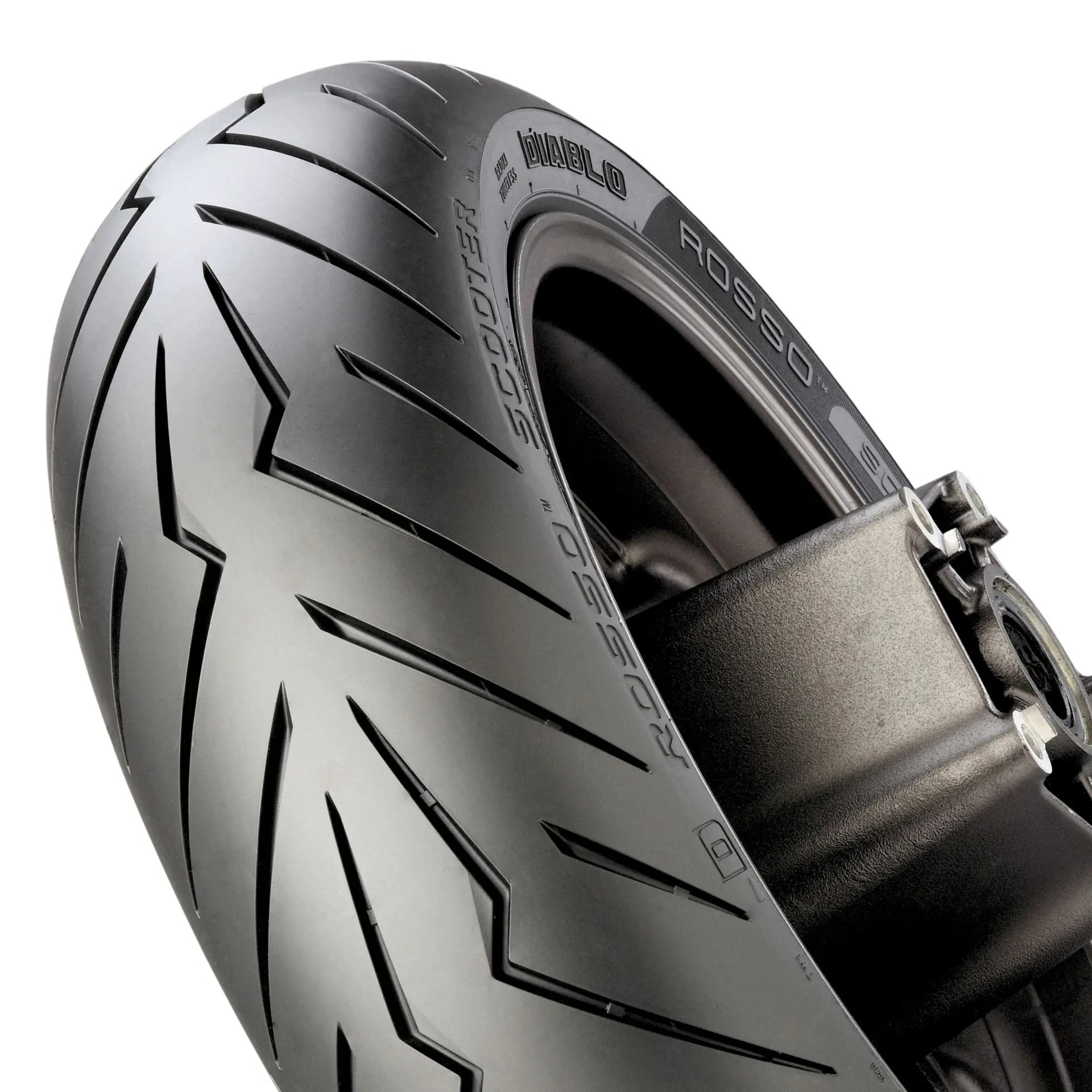 Pneu Moto Pirelli Diablo Rosso Scooter Aro 13 130/70-13 63P Traseiro Uso sem Câmara - Imagem 7