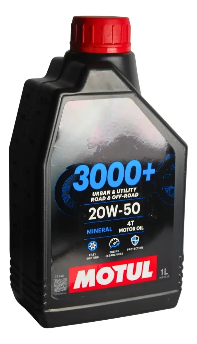 Óleo Lubrificante Motul 3000+ 20w50 Motos 1 Litro - Imagem 3